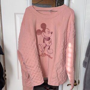 Disney Pink Mickey Mouse Sweatshirt